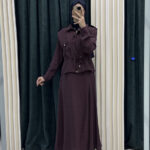 Tüneli Büzgülü elbise - Görsel 2