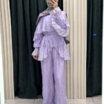 Flora tül moda Volanlı ikili takım - Görsel 5
